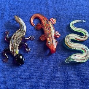 Three Murano Glass Pendants